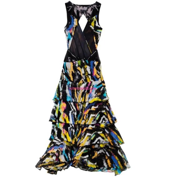 Matthew Williamson for H&M Sequined Maxi Dress Sz 6 - Picture 4 of 16